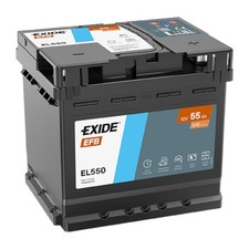 Exide EL550 12V EFB Autobatterie 12V 55Ah Starterbatterie Start Stop PKW KFZ
