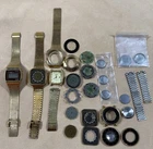 VINTAGE WATCH LOT Texas Instruments Starburst 1978 Digital Analog Longines Tank