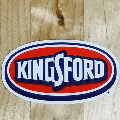 Kingsford Charcoal Grilling Barbecue 3" Glossy Grill Red Logo Sticker Decal