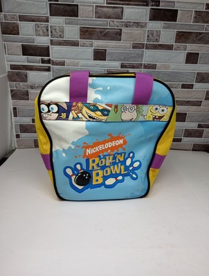 2003 Viacom Brunswick Nickelodeon Roll  n Bowl BAG ONLY Sponge Bob Pre Owned 