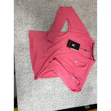 Spyder Active Pink Long Sleeve Athletic Top Thumbholes Women's Medium V-Neck NWT