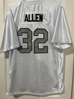 Marcus Allen/Oakland & Los Angeles Raiders WhiteSewn-on Letters & Numbers Jersey