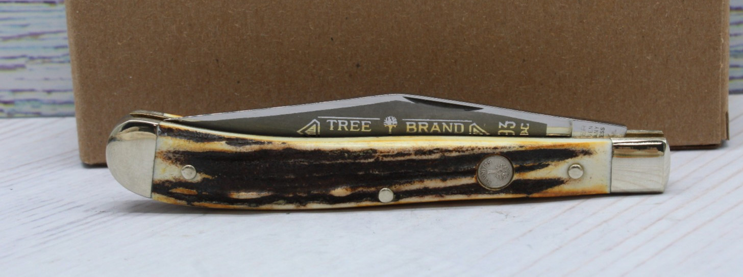 Boker Tree Brand Slimline 4093 India Sambar Stag Soligen Germany