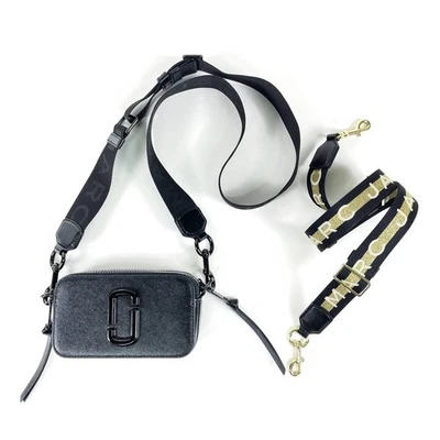 NOUVEAU sac bandoulière Marc Jacobs Snapshot DTM noir pour appareil photo... - Photo 1/4
