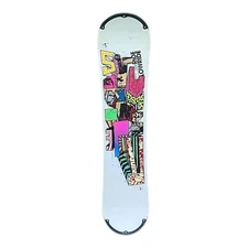 RIDE LowRide Blank Snowboard 115cm White