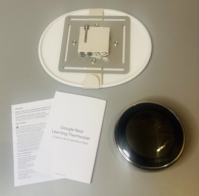 Nest Learning Thermostat (3rd Generation) - Model: A0013 White TESTED & WORKS