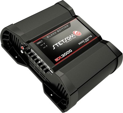 Stetsom EX3000 Black 1 Ohm Digital Mono Car Amplifier 3000W RMS