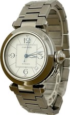Used Cartier Pasha W31074M7 2324 Unisex Watch Automatic Stainless Steel
