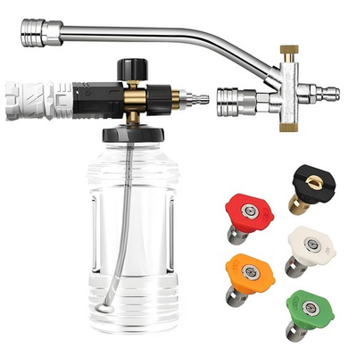 #ad Dual Lance Wide Mouth Soap Cannon 4000 PSI Double Tip Attachment Tool Daily... $26.74