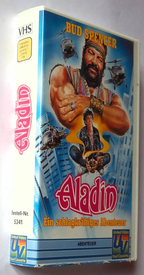 Aladin - Ein schlagkräftiges Abenteuer mit Bud Spencer VHS Videokassette 1986 - Bild 2 von 4