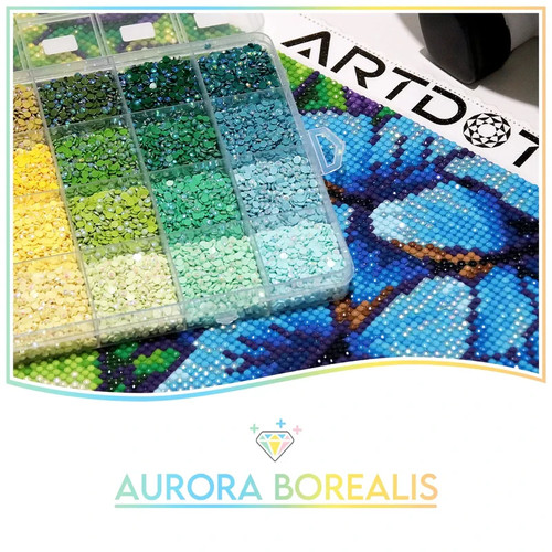 2 Kit Full Size - Teschio Rosa e Zucchero ARTDOT 5D Diamond Art Kit per Adulti Bambini - Foto 3 di 16