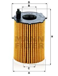 Mann-Filter Hu7006Z ÖLfilter FüR Alfa Romeo Passend FüR Fiat Lancia-image