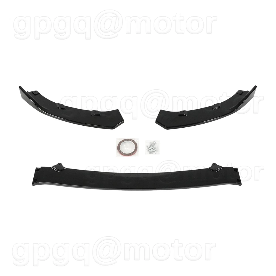 For Mazda MX-5 Miata ND RF 16-25 JDM Style Gloss Black Front Bumper Lip Splitter - Image 3 of 4