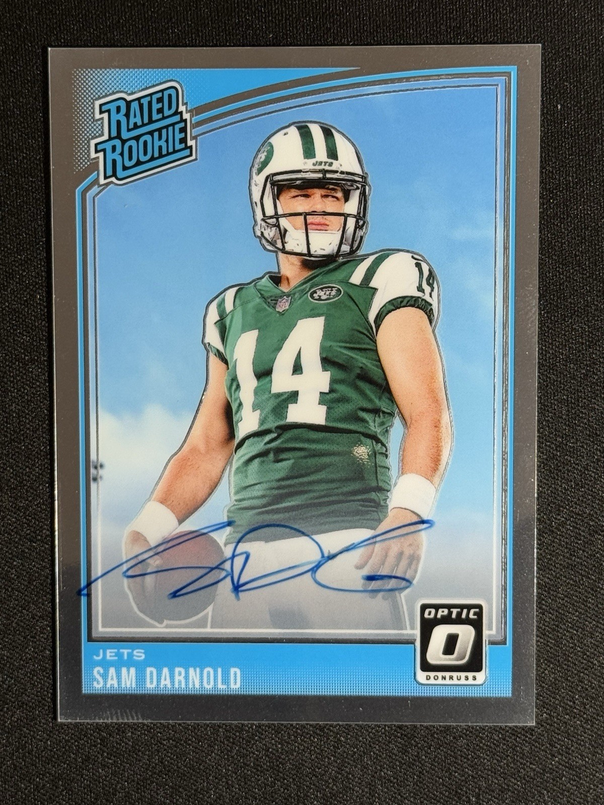 2018 Panini Donruss Optic Sam Darnold Rated Rookie Auto /50 Mint RC Gradable!🔥