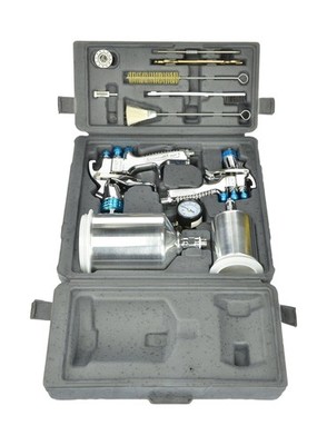 DeVilbiss 802342 StartingLine HVLP Gravity Spray Gun Kit, 2.7, Factory