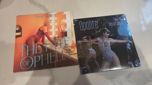 Taylor Swift 2 X 7” Vinyl Bundle - Fate Of Ophelia Orange Glitter + Opalite Blue