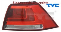 TYC 11-12379-01-2 Heckleuchte Rechts RüCklicht Hecklicht RüCkleuchte FüR VW