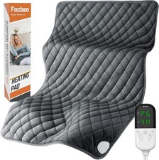 33''x17'' Extra Large Heating Pad for Back Cramps Relief, XL Electric Heating...