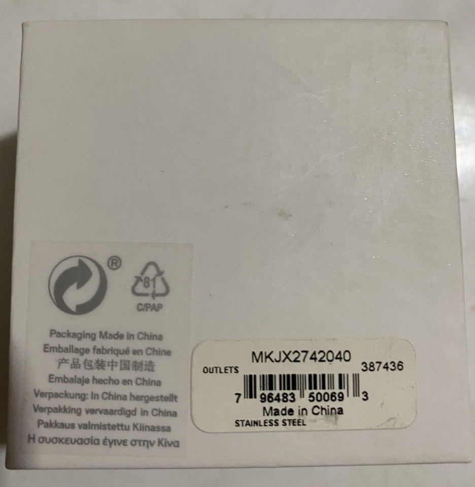 Michael Kors Stud Earrings Stainless And Crystals New In Box - Image 3 of 4