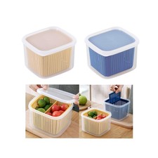 Refrigerator Storage Box Portable Food Container for Pantry Cabinet Home