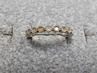 GRANDMA GRABE'S BEAUTIFUL VINTAGE 925 STERLING SILVER CZ 1.52G RING SIZE 7