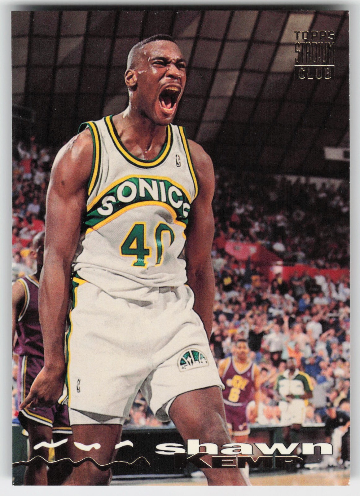 1993-94 Stadium Club Shawn Kemp #222 Seattle SuperSonics