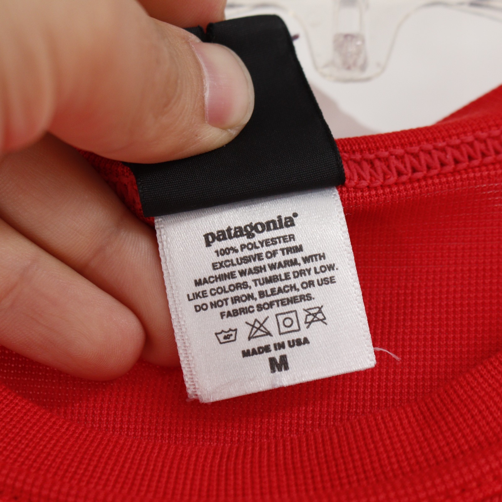 Vintage Patagonia Capilene Shirt Mens Medium Crew Neck Made In USA short sleeve thumbnail 4