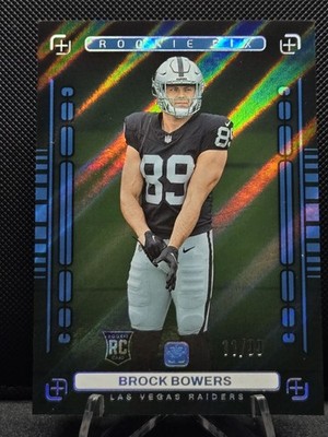 2024 Panini Photogenic - Rookie Pix Brock Bowers #4 Blue /99 (RC)