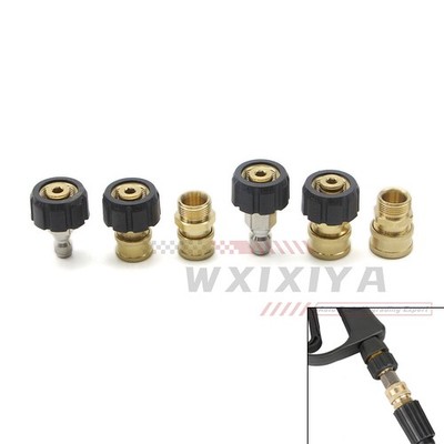 M22 Quick Connect Adapter Female to 1/4'' 3/8'' Male Connector for Pressure Washer