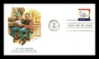 US COVER LETTER WRITING WEEK PS WRITE SOON FIRST DAY ISSUE FLEETWOOD