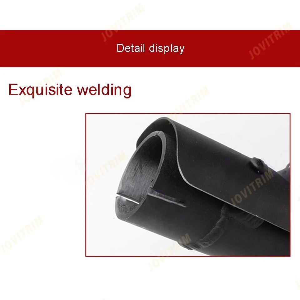 Left Three Outlet Universal Motorcycle Exhaust Mufflers Tail Pipe Tip Accessory Foto 2 de 4