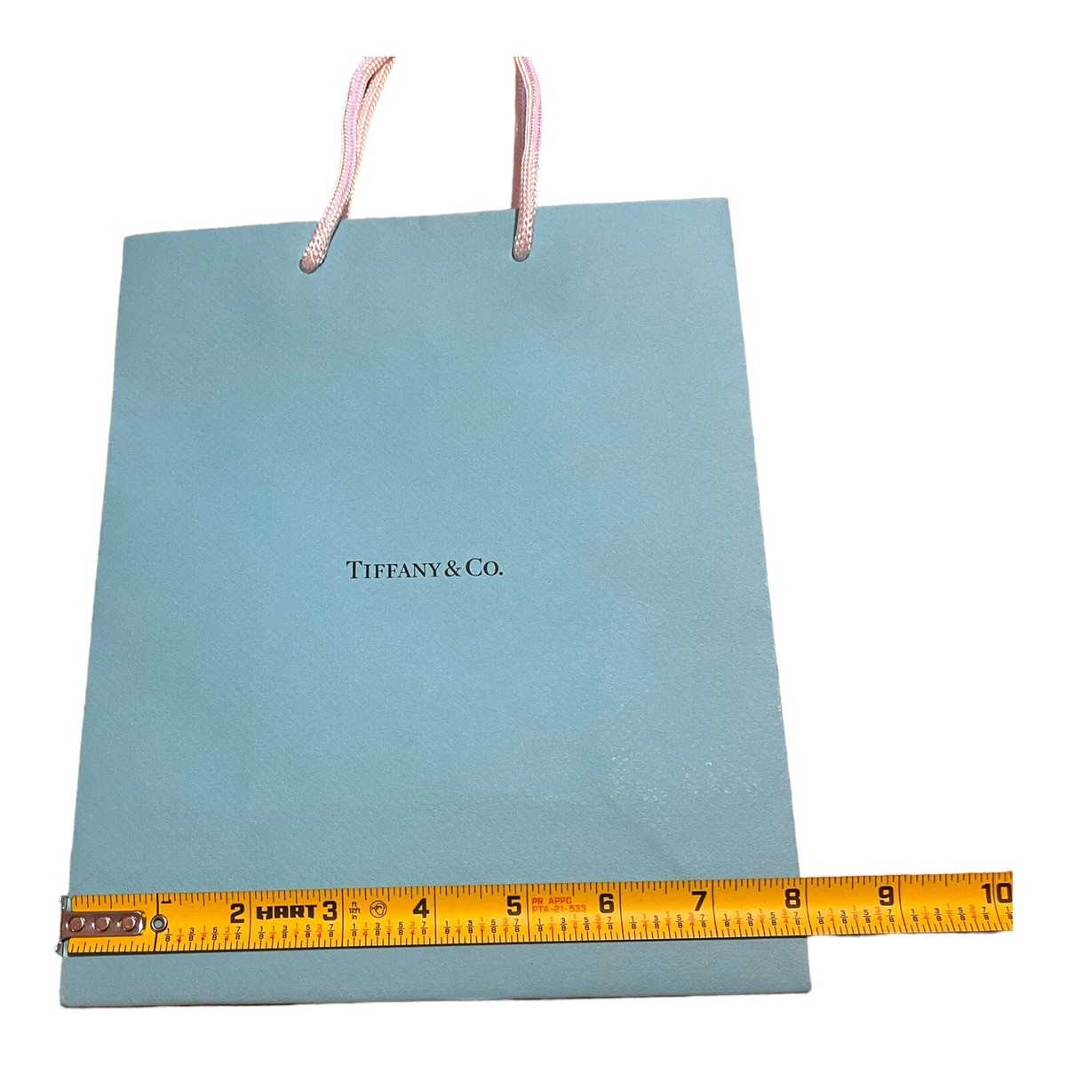 Authentic Empty Tiffany & Co. Shopping Bag 8”x9.75”x4” Gift Bag