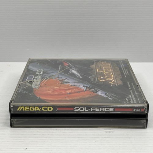 Sol-Feace Sega Mega CD - Case & Manual ONLY - NO GAME! - 第 3/6 張圖片