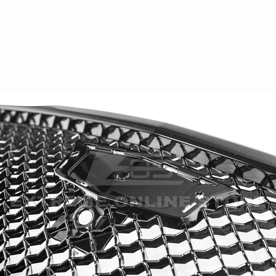 Parachoques delantero para Cadillac CT6 2016 2017 2018 parrilla superior estilo Blackwing negro Foto 3 de 4