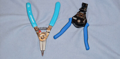 Klein Tools 11063W Wire Cutter/Stripper and Channellock 927 Retaining Ring Plier