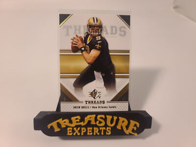 2009 SP Threads #33 Drew Brees New Orleans Saints Football Card NM-MT
