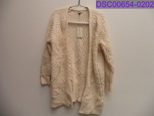 Women's Size Small Universal Thread Cardigan Sweater Cream 555529
