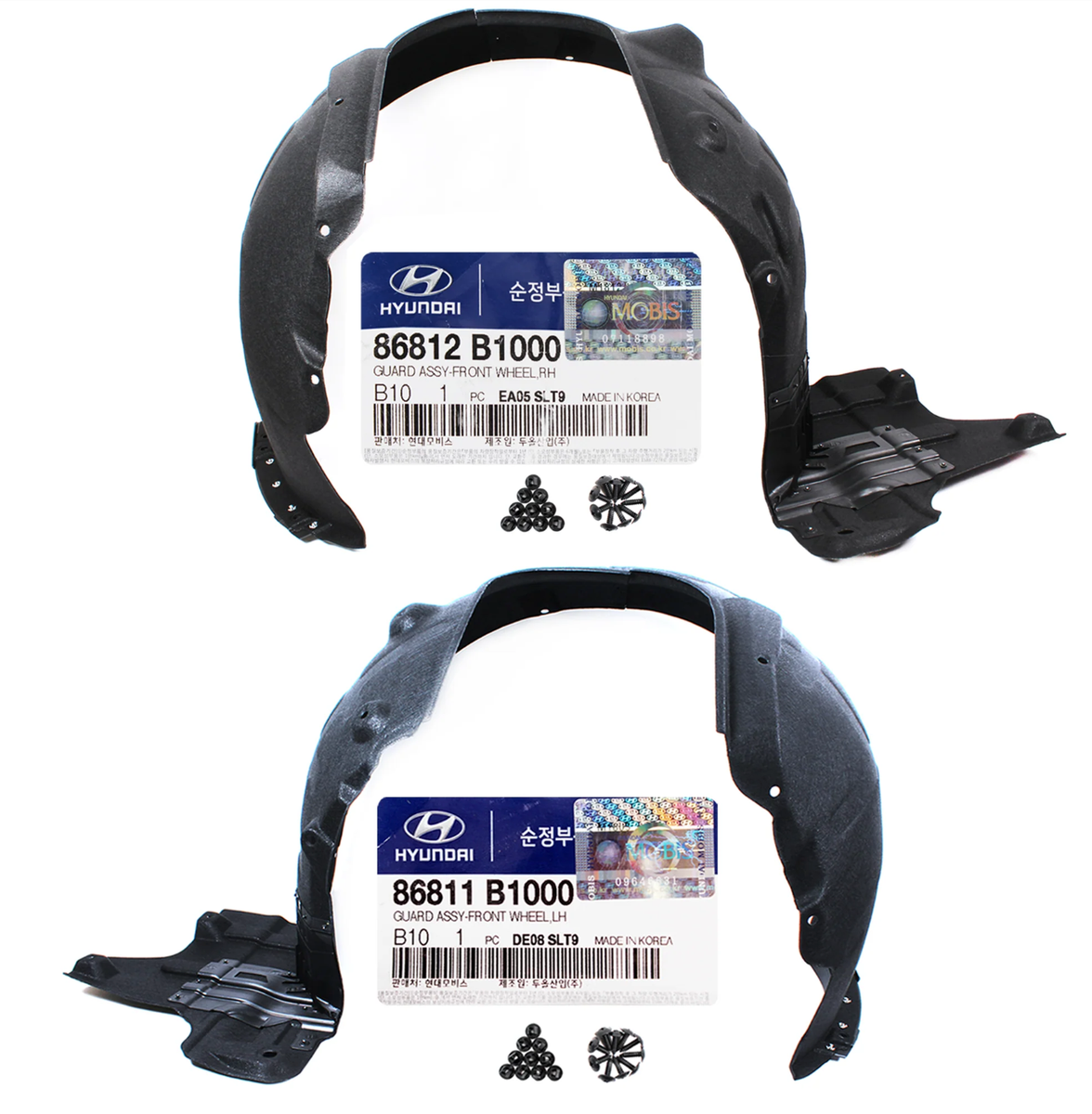 OEM 86811/86812~B1000 Front Fender Liner Guard Wheel 2P for