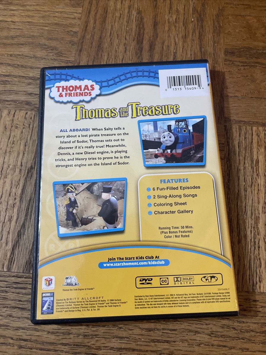 Thomas And Friends Thomas And The Treasure DVD 13131540994