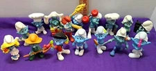 McDonald's Smurf Happy Meal Toys 2011 Lot Of 16 Pre-owned 