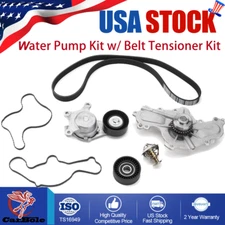 Engine Water Pump & Thermostat Kit for Ford Explorer Edge Fusion Taurus Lincoln