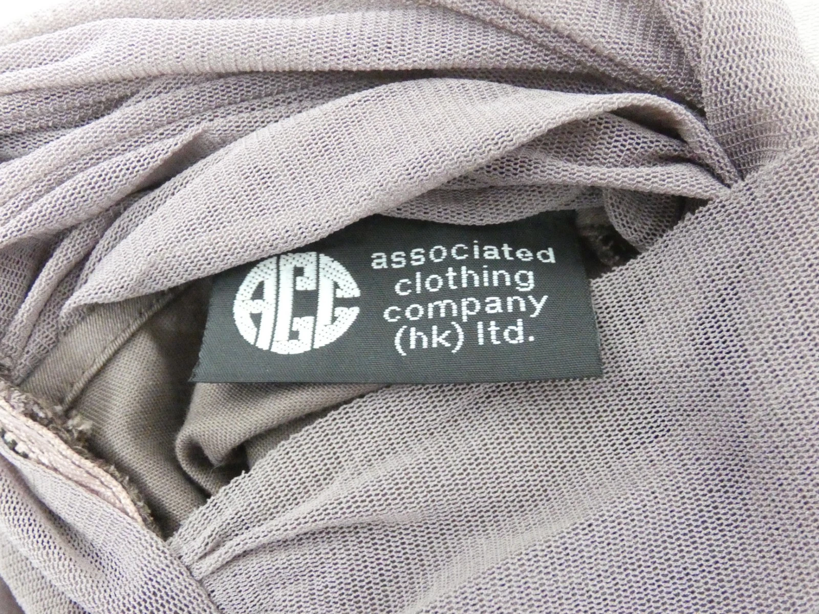 ALEXANDER WANG Abito Asos rete drappeggiato rosa scuro asimmetrico riunito festa matrimonio insolito UK10