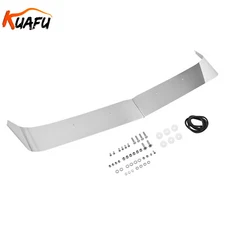 KUAFU Front Hood Shield Bug Deflector Polished Fits 87-19 Kenworth T800 Trucks