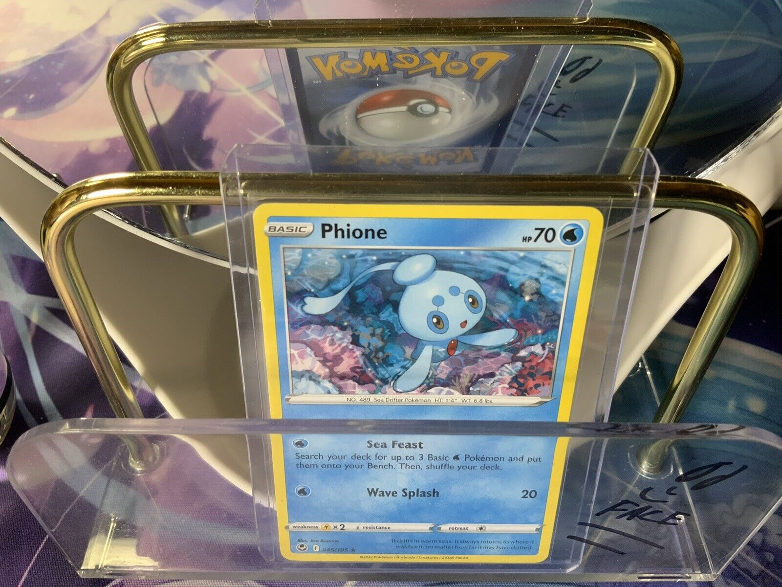 Phione - 045/195 - Rare NM, English Pokemon Sword & Shield