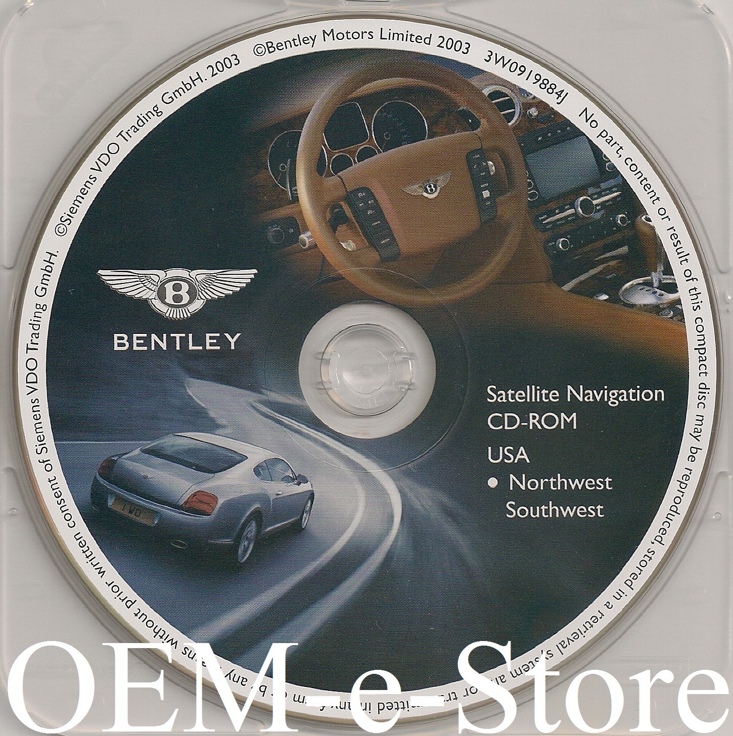 Bentley Continental Flying Spur 2004-2006 Head unit