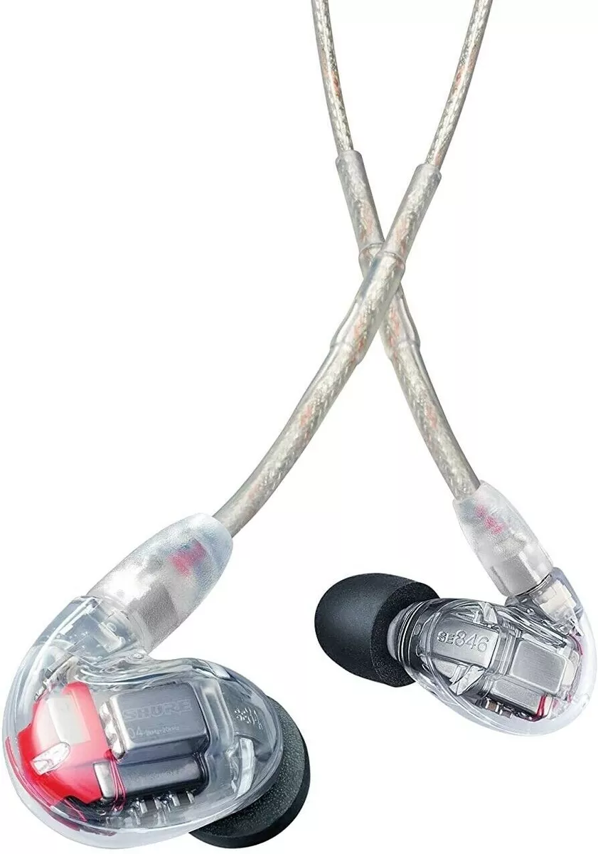 New SHURE SE846-CL Gen 2 / In-Ear Earphones Headphones IEM Monitor Earbuds CLEAR