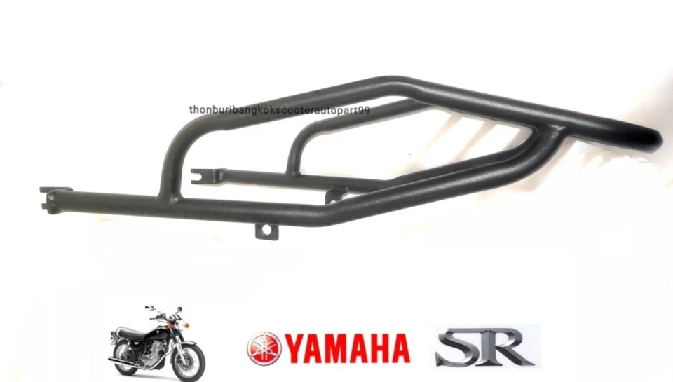 Rear Luggage Rack Black Powder Code Touring Design Fit for YAMAHA SR 400 500 - Imagem 2 de 4
