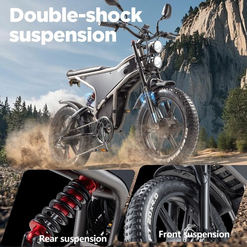 Randride DM711 Elektrofahrrad 20'' Ebike 2000W Motorcycle 20AH E-Mountainbike EU - Bild 9 von 21