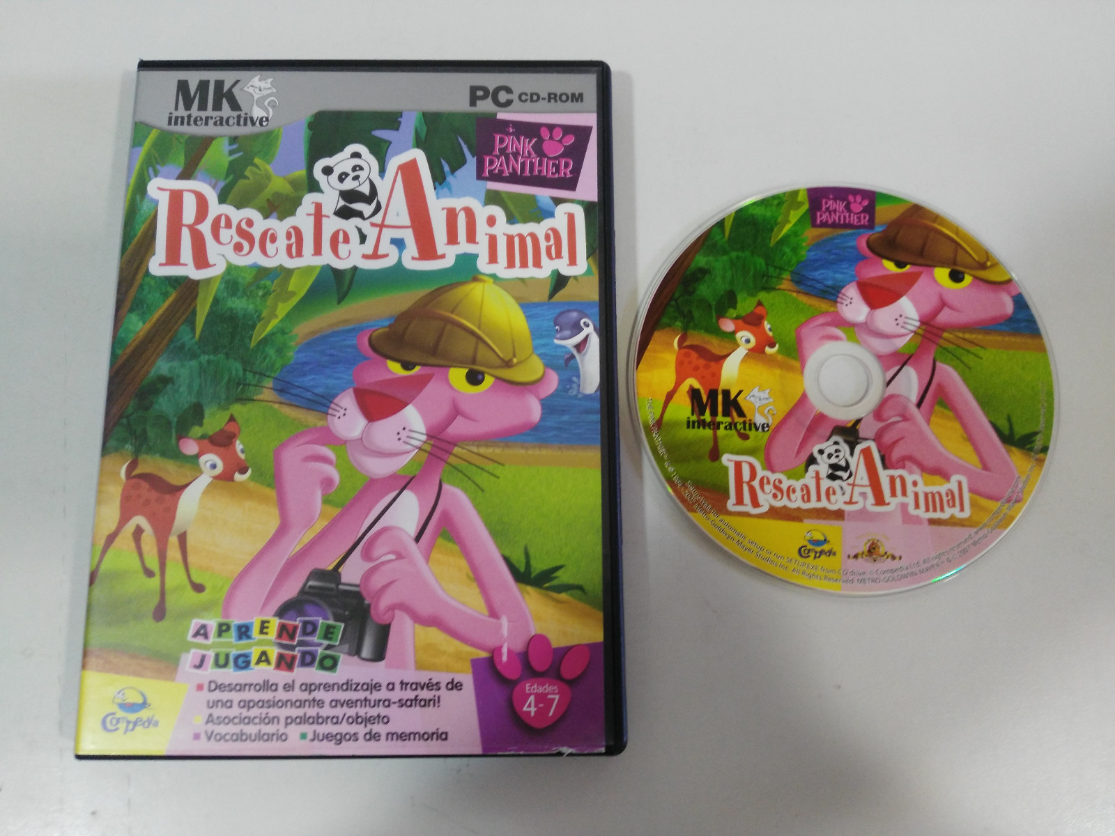 The Pink Panther Animal Rescue Game For PC CD-ROM Spanish MK - AM