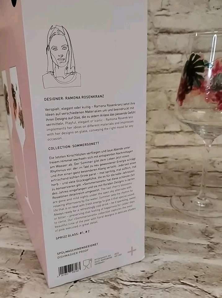 Ritzenhoff Sommersonett Sprizz 2 Set R. Richter Holiday Aperitifglas 544 ml - Image 4 of 4